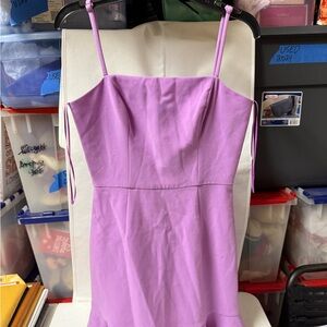 French Connection Strapless Lavender Dress